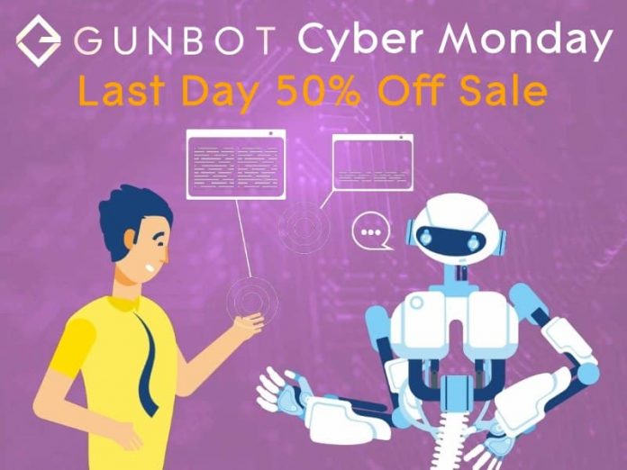 gunbot cyber monday sale