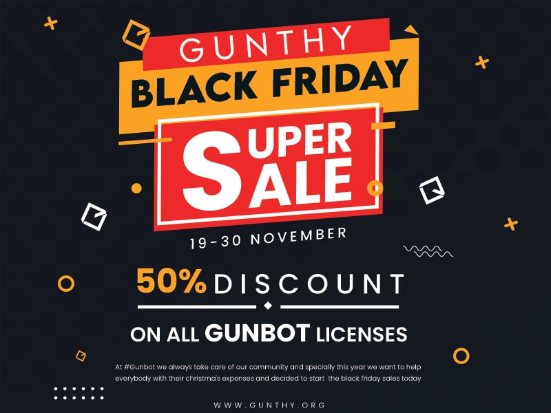gunbot black friday sale now