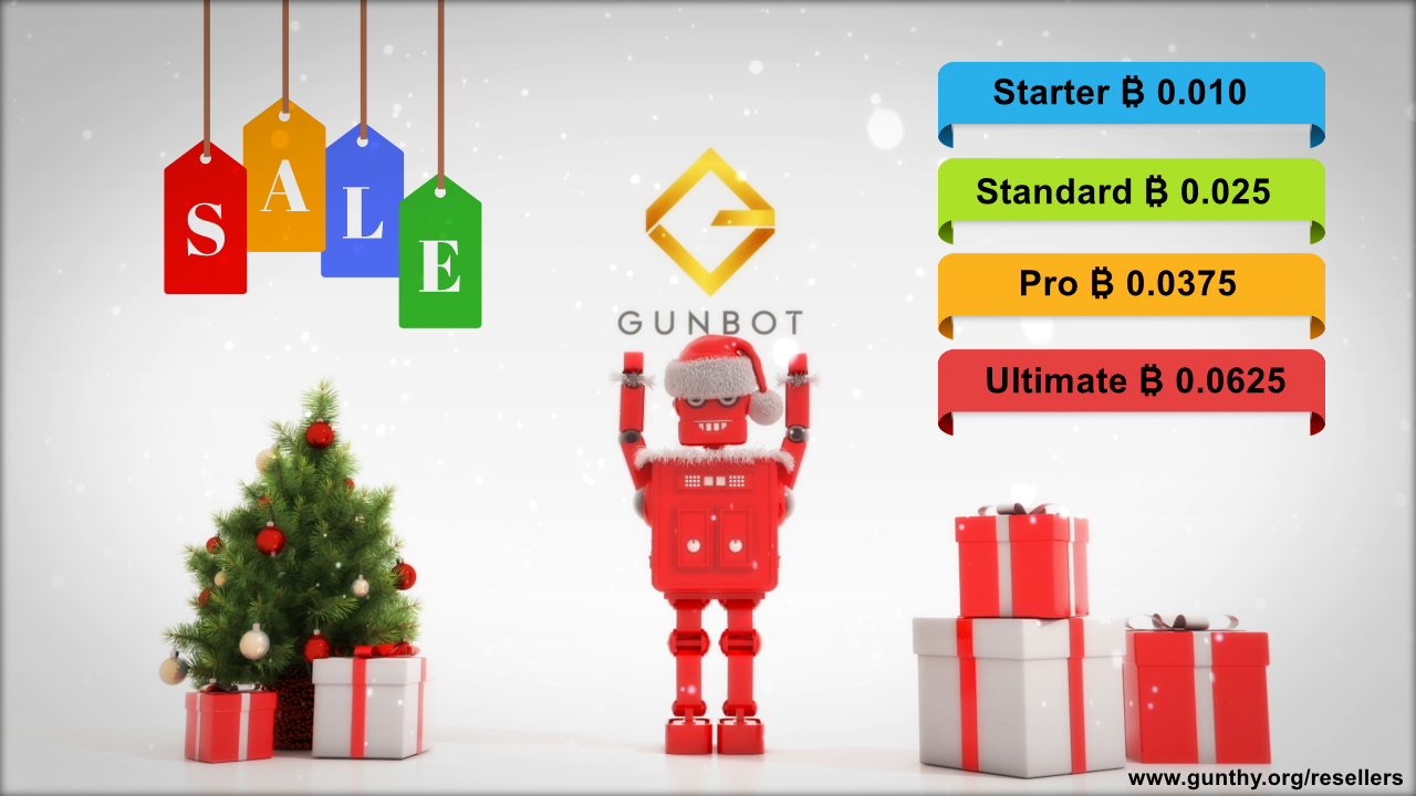 Gunbot Christmas price promo