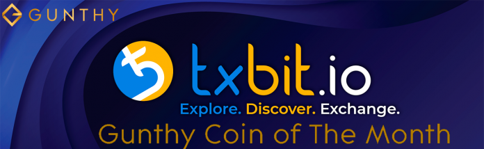 gunthy coin at txbit exchange