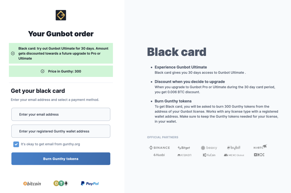 Gunbot Black Card 101 - All You Need to Know 1